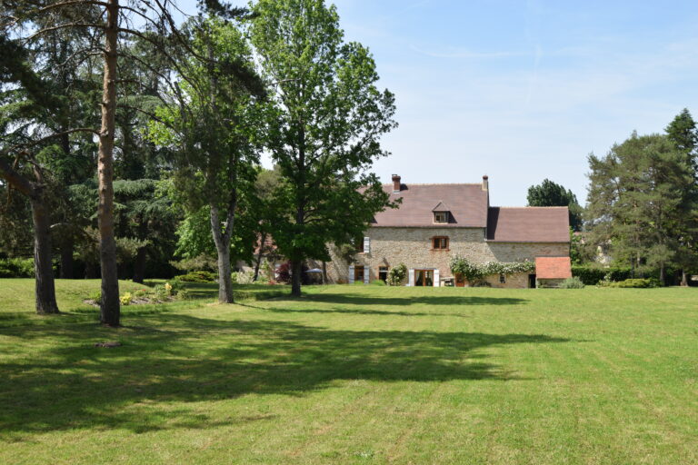 Maison vue du parc